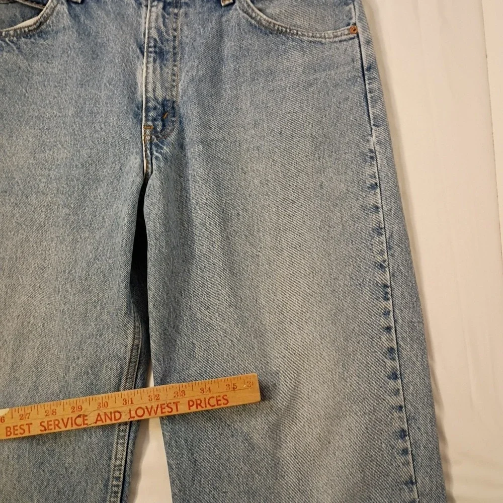 Vtg Levi's 550 Jeans Mens 36x30 Blue Relaxed Faded Orange Tab‎ Cotton Denim 90s
